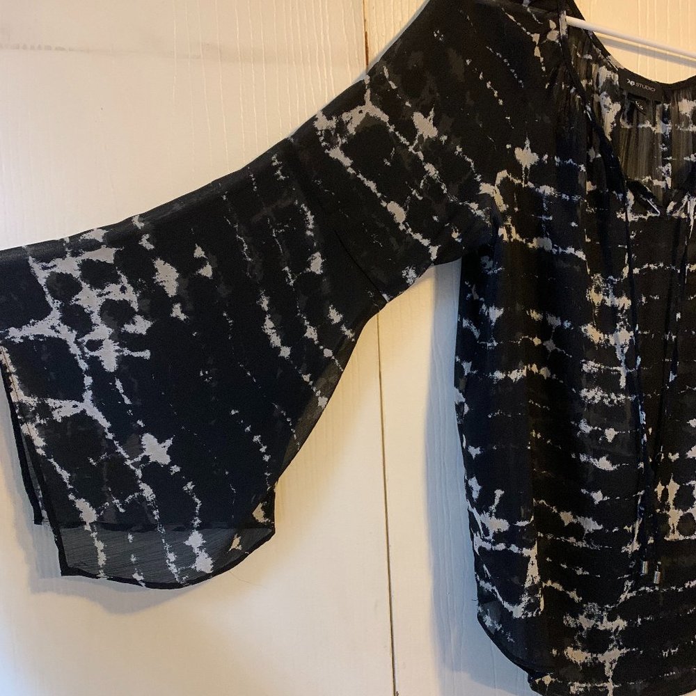 Bat Wing Sheer Top